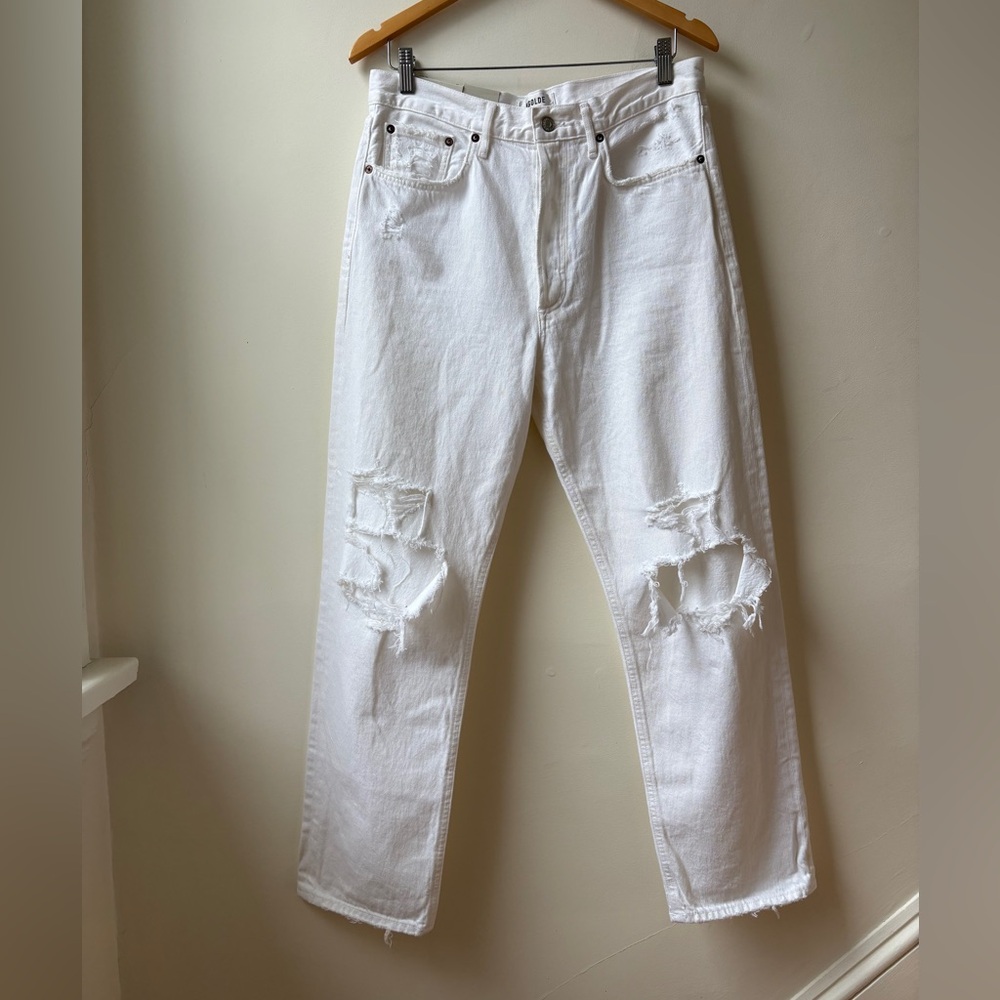 NWT Agolde 90s Distressed Straight Jeans - Picture 2 of 12